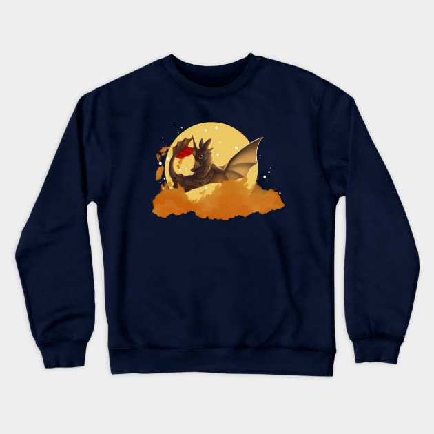 Toothless! Crewneck Sweatshirt by NezuPanda